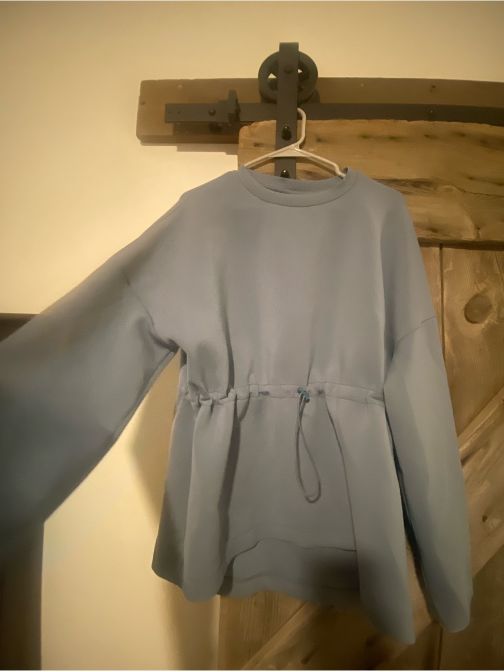 Sweaty Betty Powder Blue Pullover Top